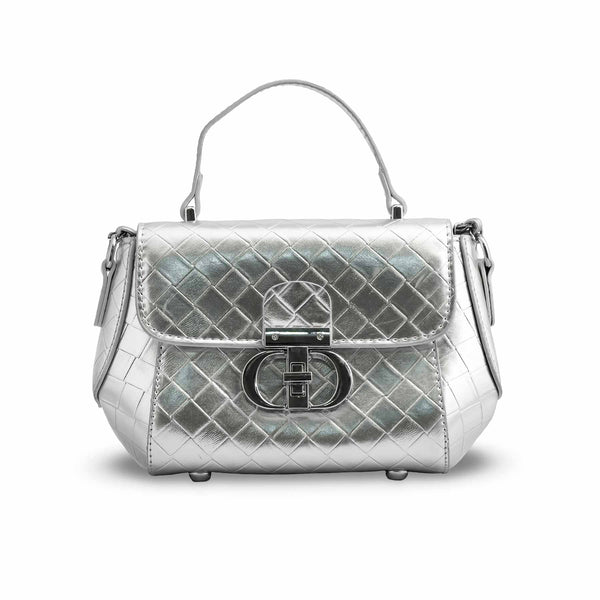 Silver Formal Clutch P24137
