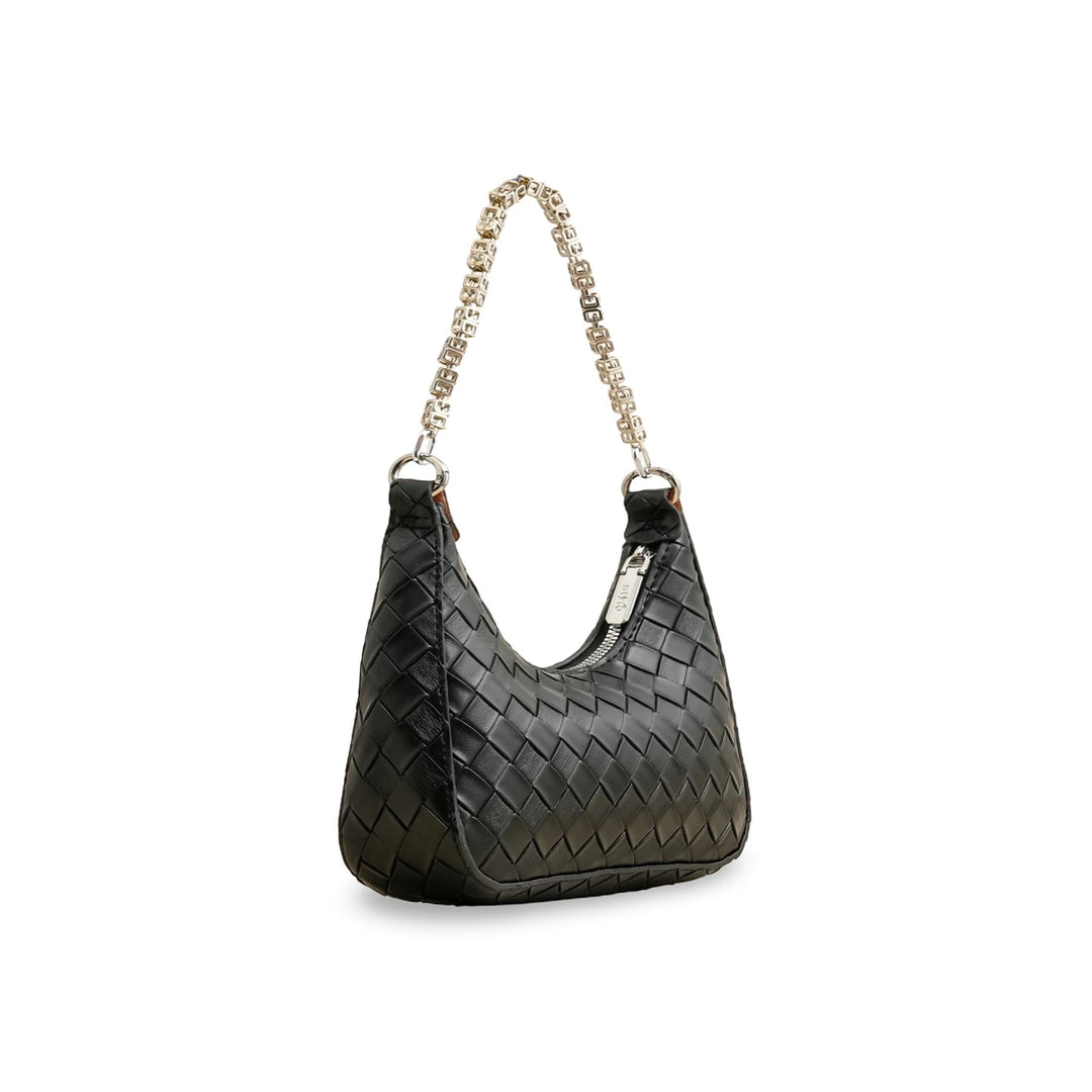 Black Formal Shoulder Bag P24142