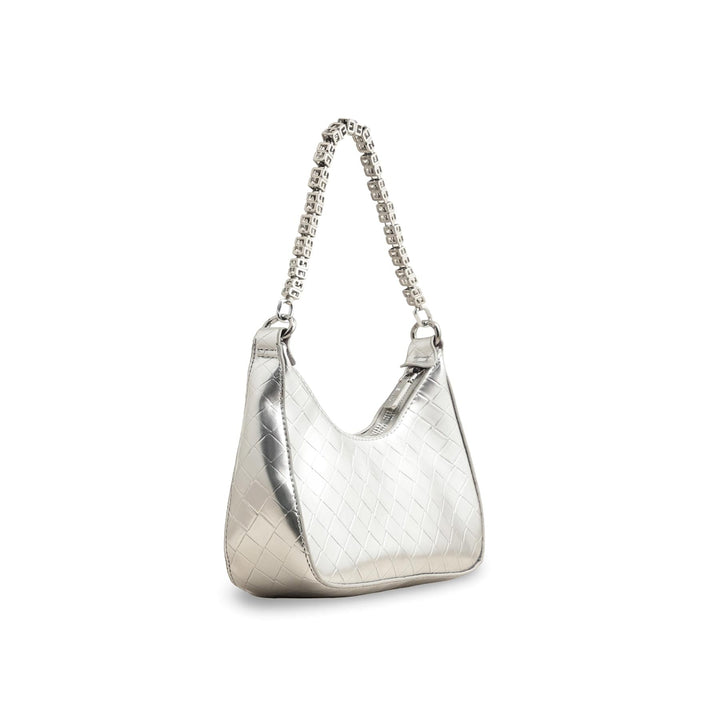 Silver Formal Shoulder Bag P24142