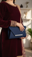 Navy Fancy Clutch P24149