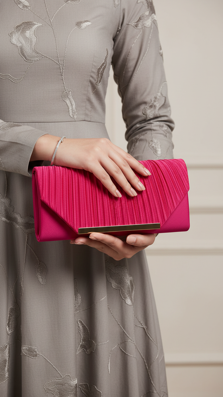 Fuchsia Fancy Clutch P24151