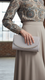 Beige Fancy Clutch P24163