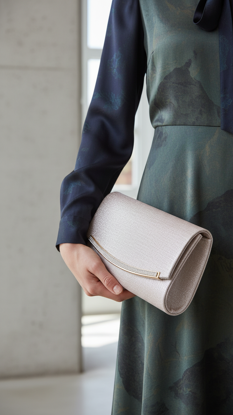 Champagne Fancy Clutch P24171