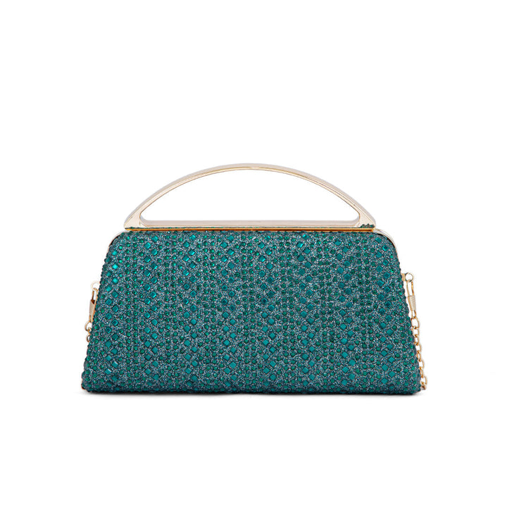 Green Fancy Clutch P24188