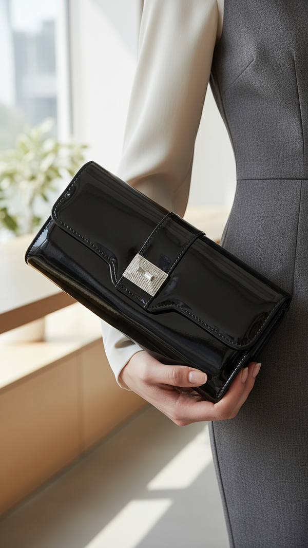 Black Formal Clutch P24209