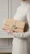 Beige Formal Clutch For Women P24209