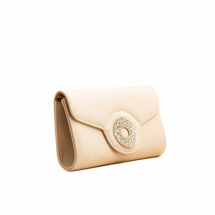 Beige Formal Clutch P24217