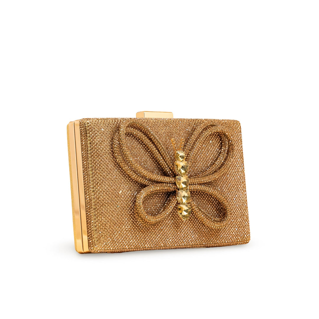 Golden Fancy Clutch P24235