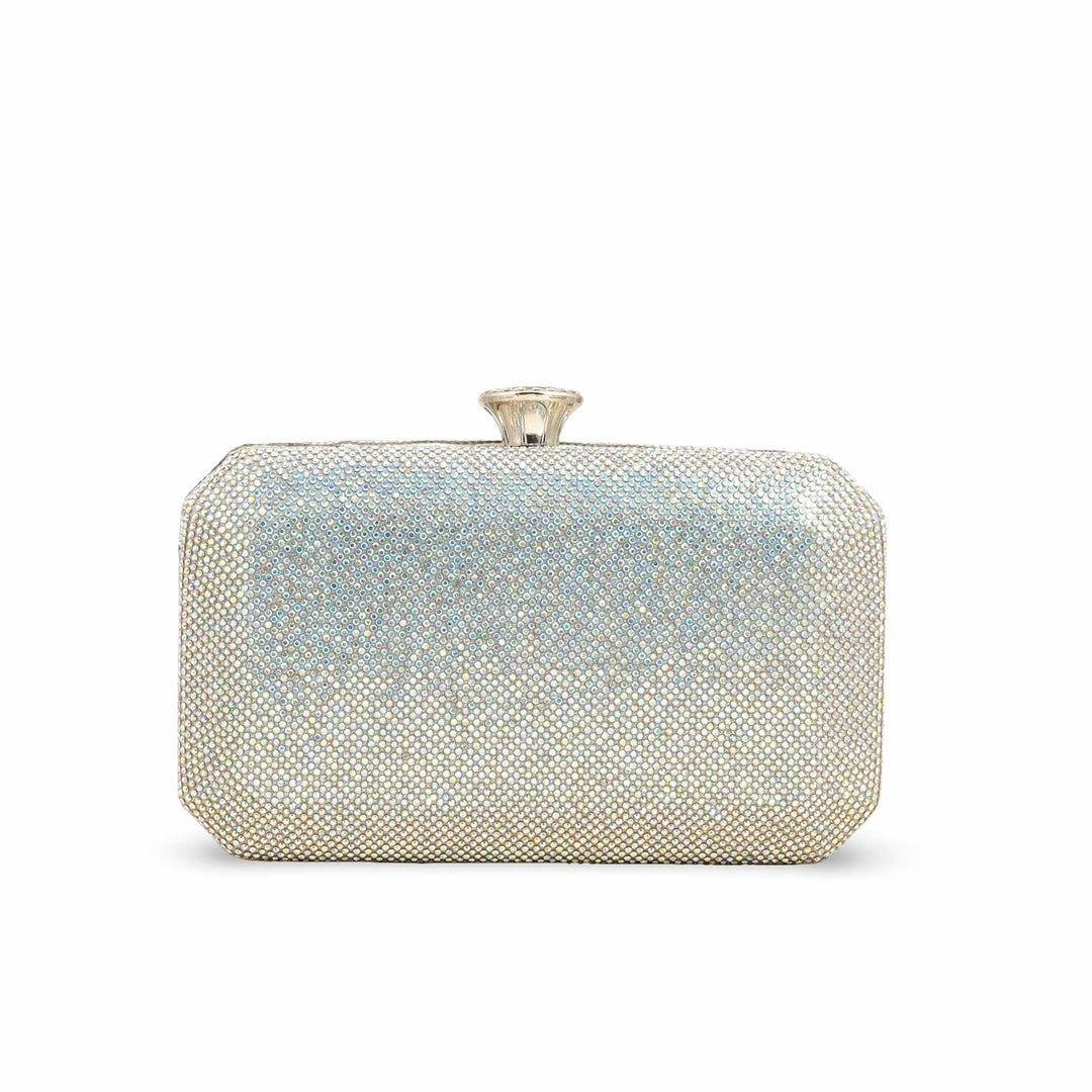 AB Silver Fancy Clutch p24237