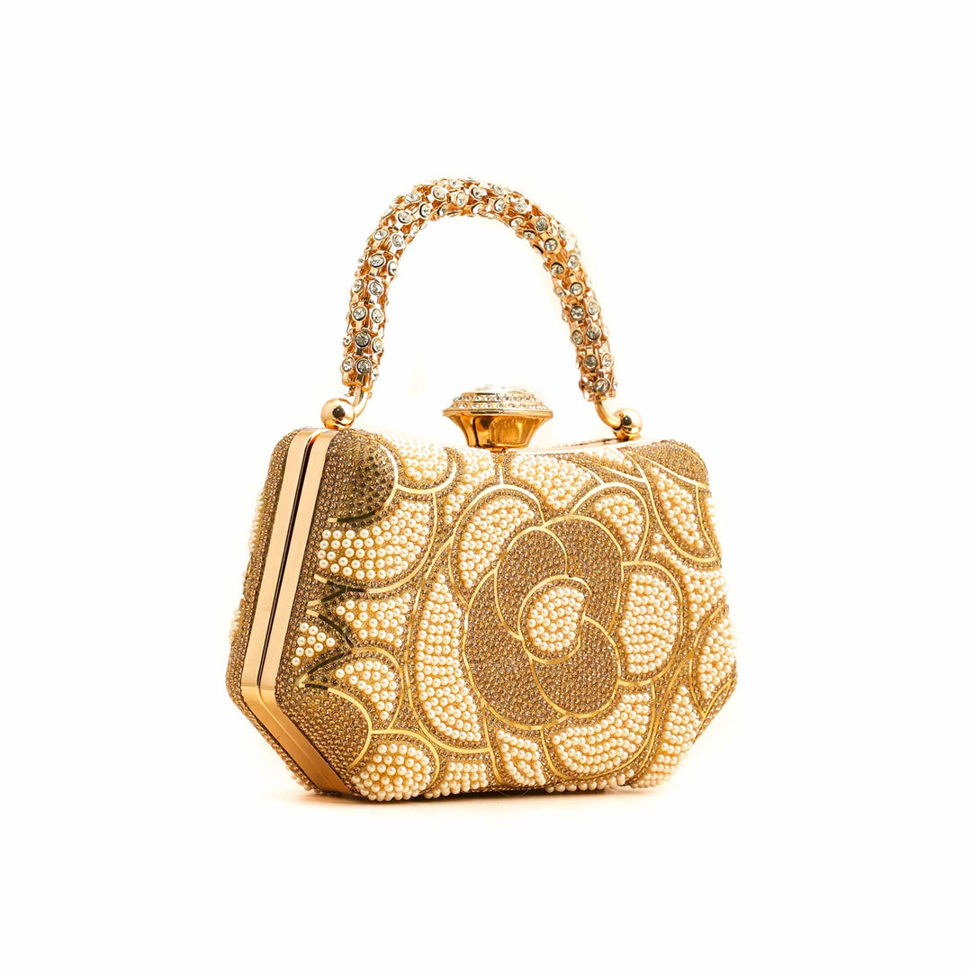 Golden Bridal Clutch P24250