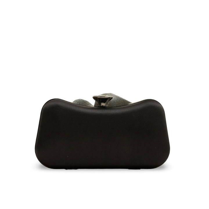 Black Fancy Clutch P24275