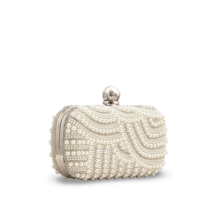 White Bridal Clutch P24279