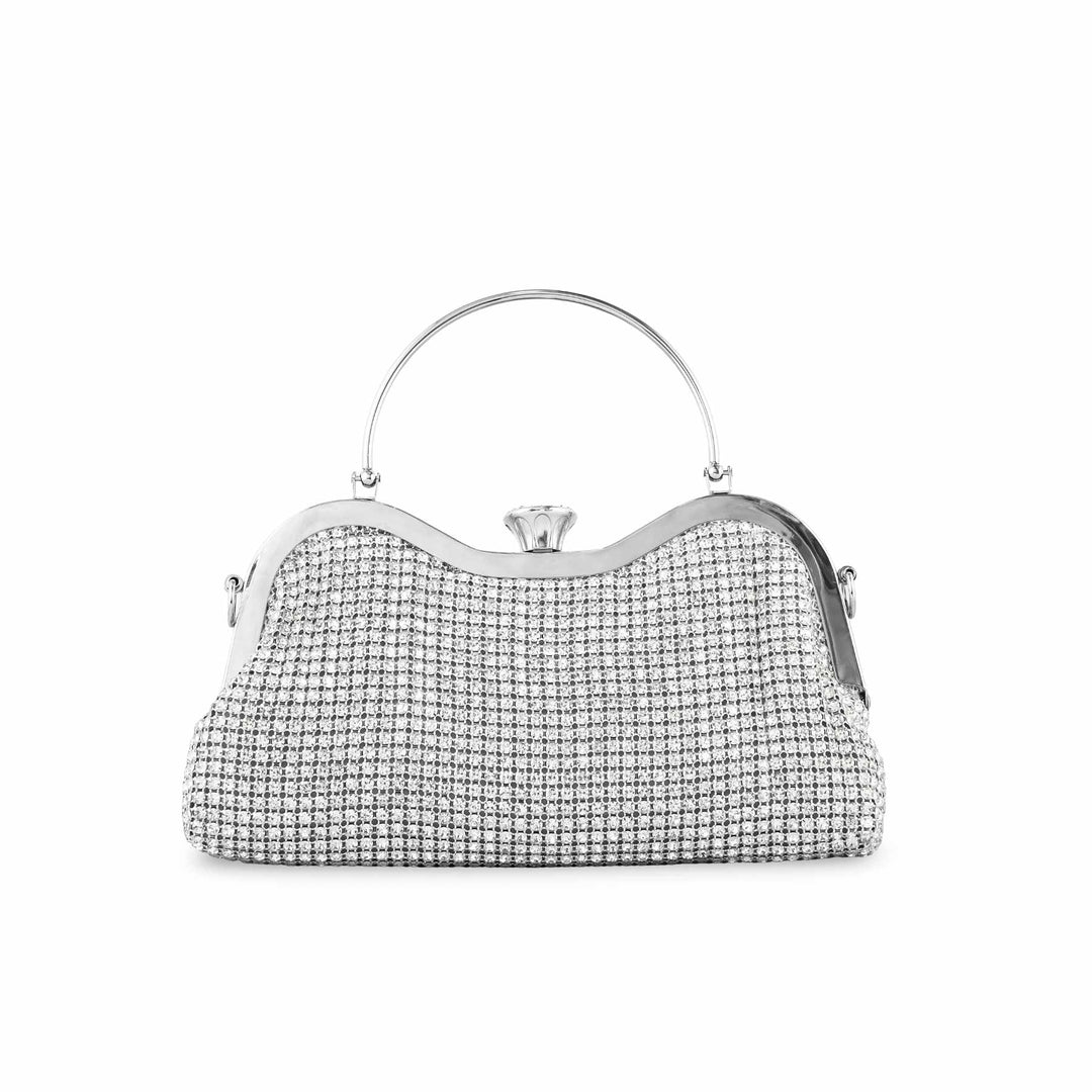 Silver Bridal Clutch P24295