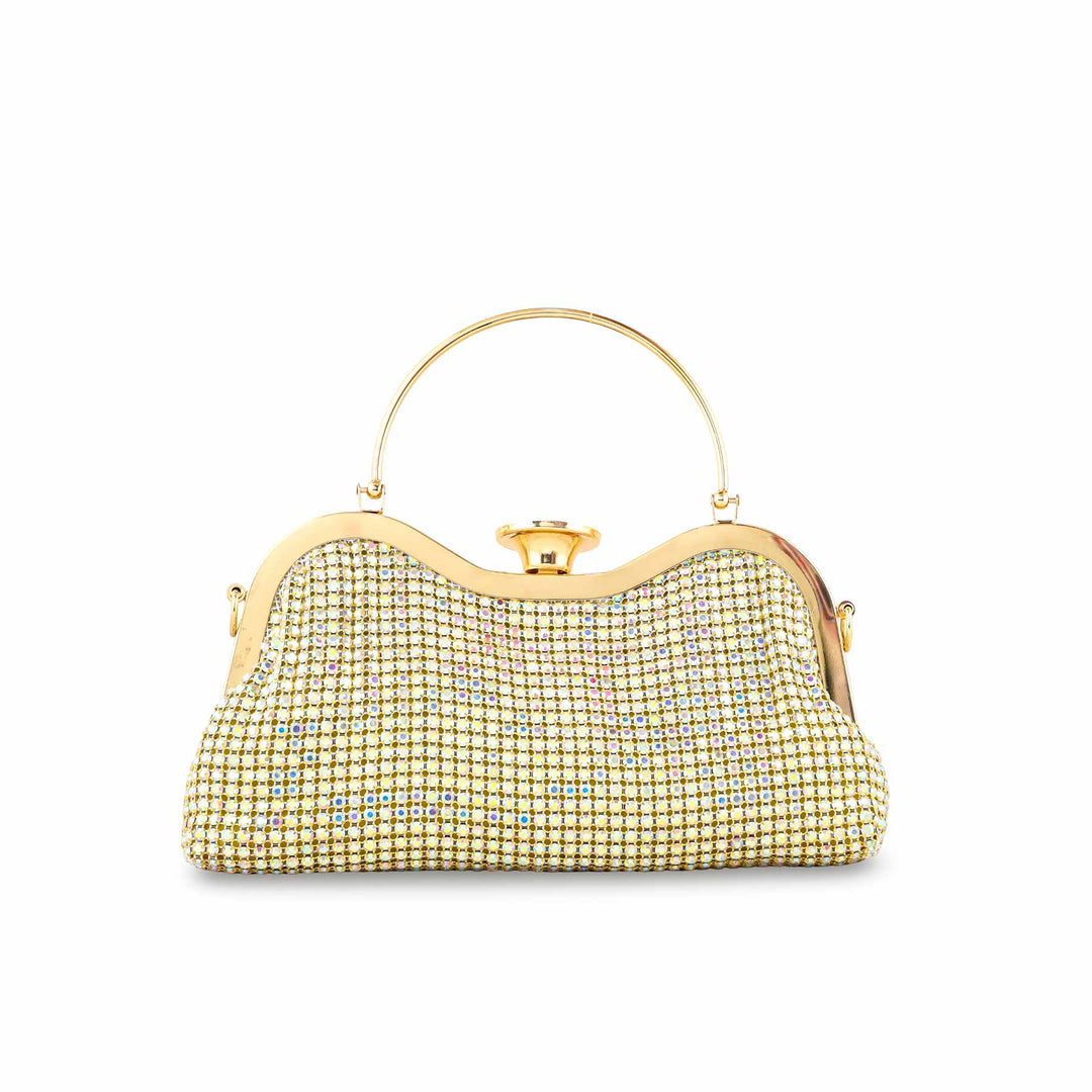 AB Golden Bridal Clutch P24302