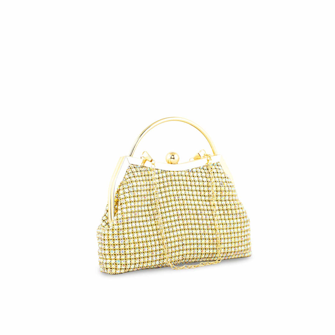 AB Golden Bridal Clutch P24304