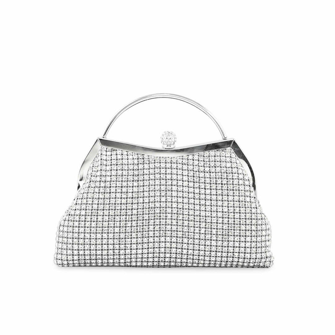 Silver Bridal Clutch P24315