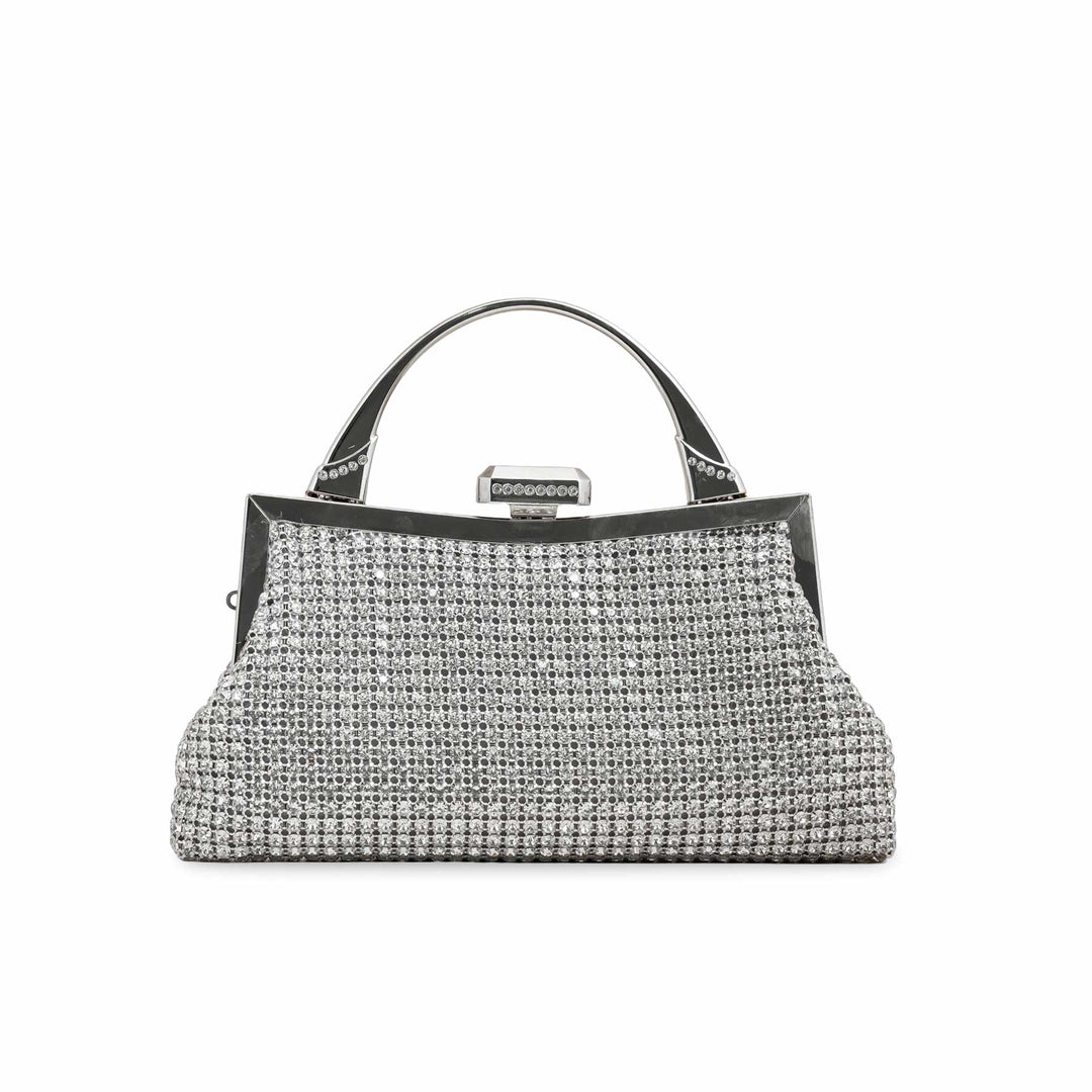 Silver Bridal Clutch p24320