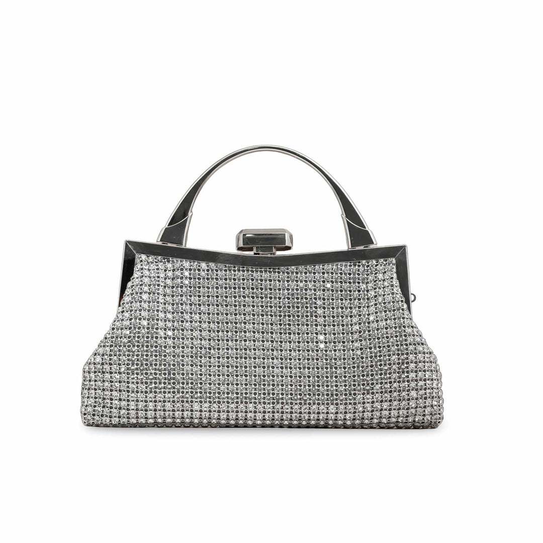 Silver Bridal Clutch p24320