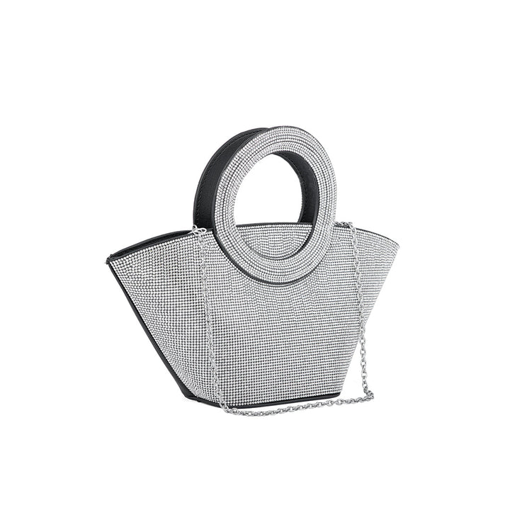 Black Fancy Hand Bag P24324