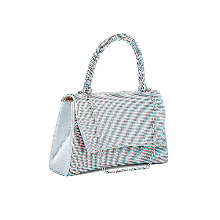 AB Silver Fancy Shoulder Bag P24326