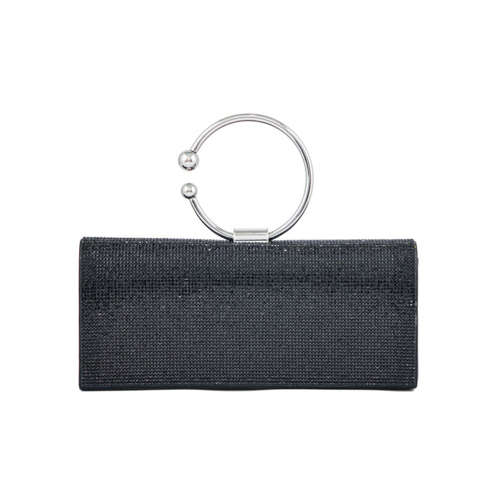Black Fancy Clutch P24329