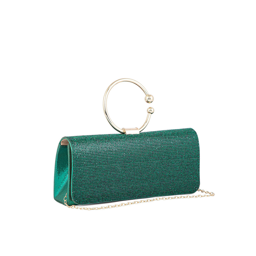 Green Fancy Clutch P24329