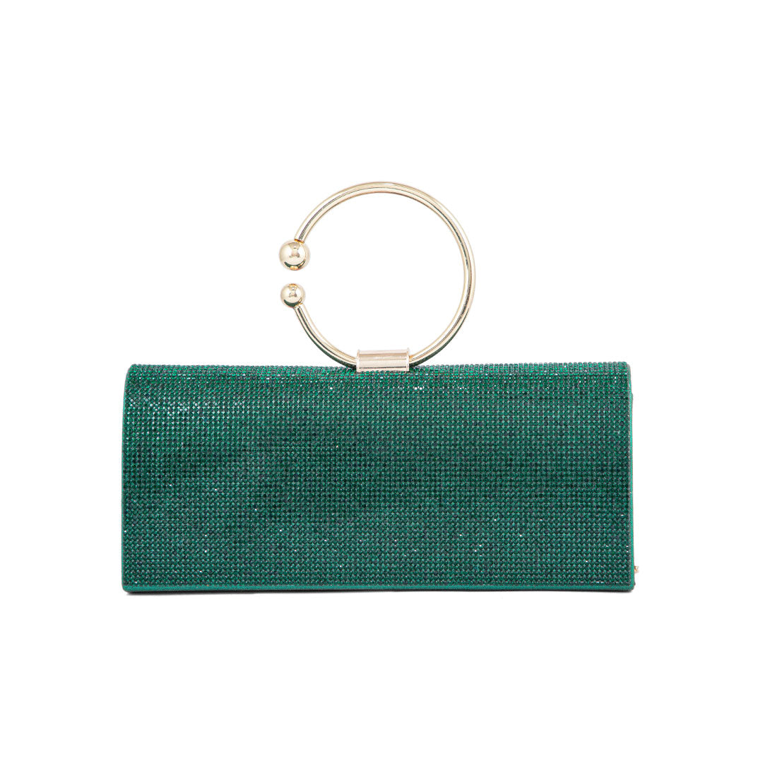 Green Fancy Clutch P24329