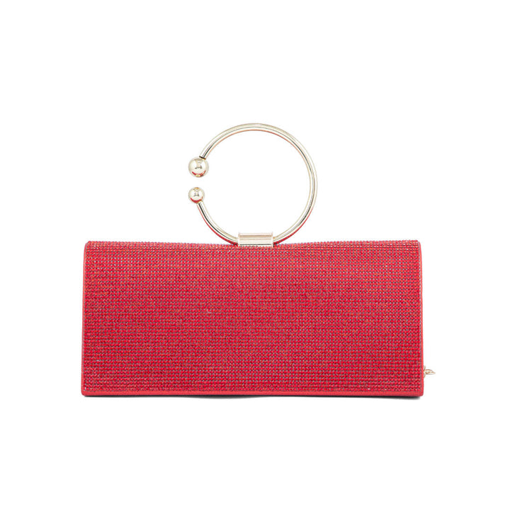 Red Fancy Clutch P24329