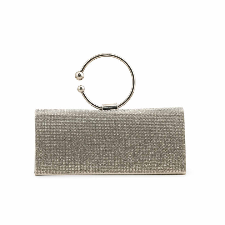Silver Fancy Shoulder Bag P24329