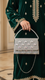 AB Silver Fancy Shoulder Bag P24332
