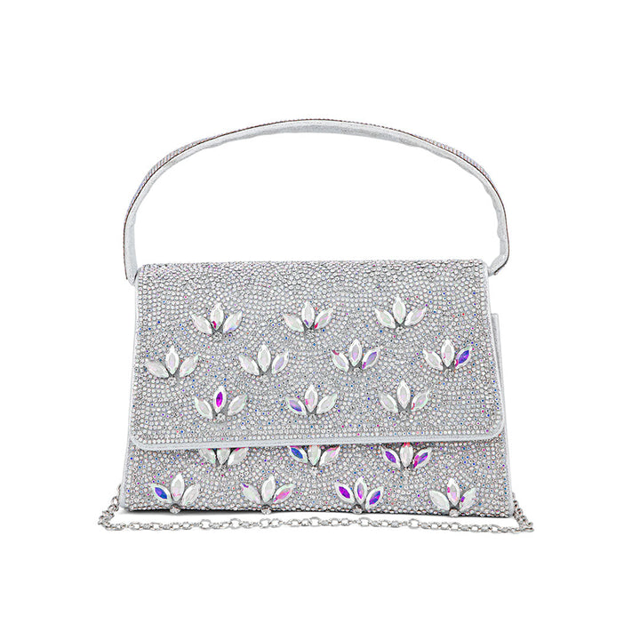 AB Silver Fancy Shoulder Bag P24332