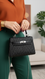 Black Fancy Shoulder Bag P24336