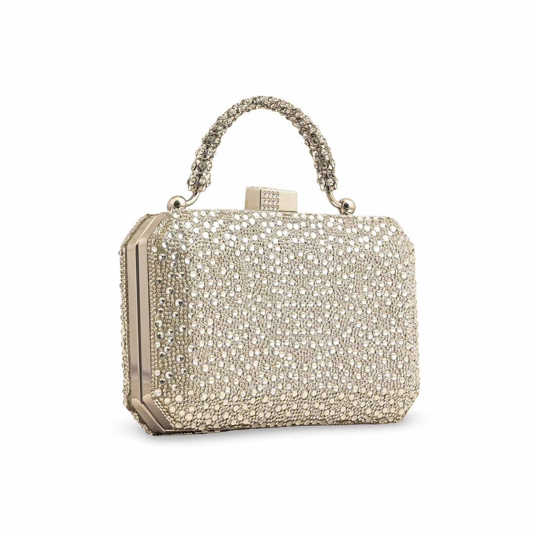 Silver Bridal Clutch P24341