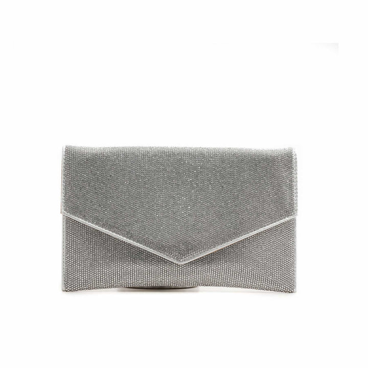 Silver Bridal Clutch P24348