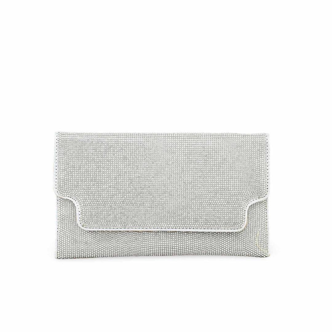 Silver Bridal Clutch P24351