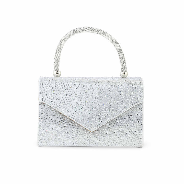 Silver Bridal Clutch P24370