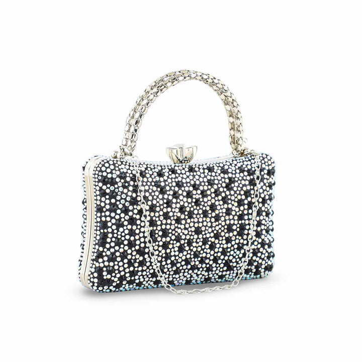 Black Fancy Clutch For Ladies P24386