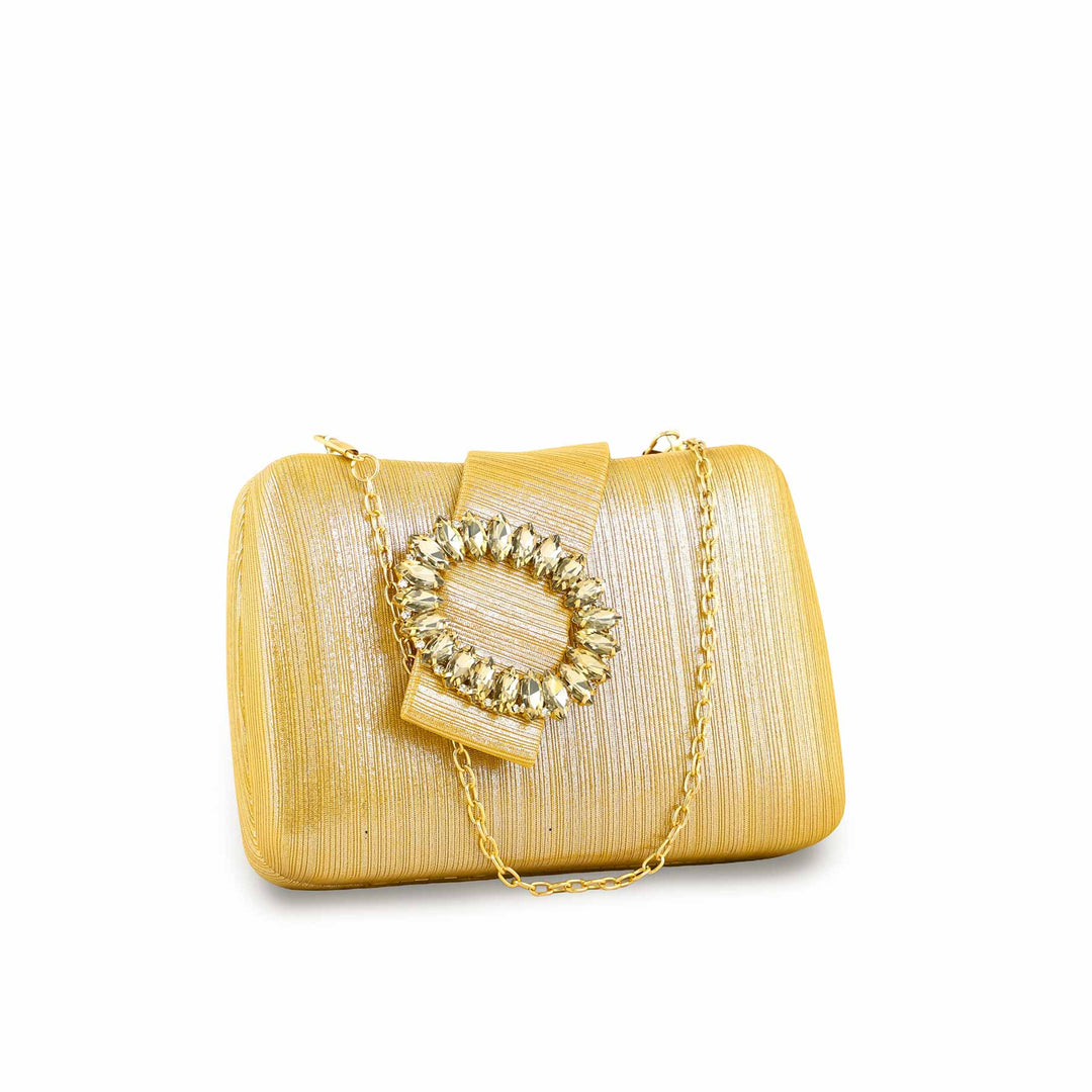 Golden Fancy Clutch P24390