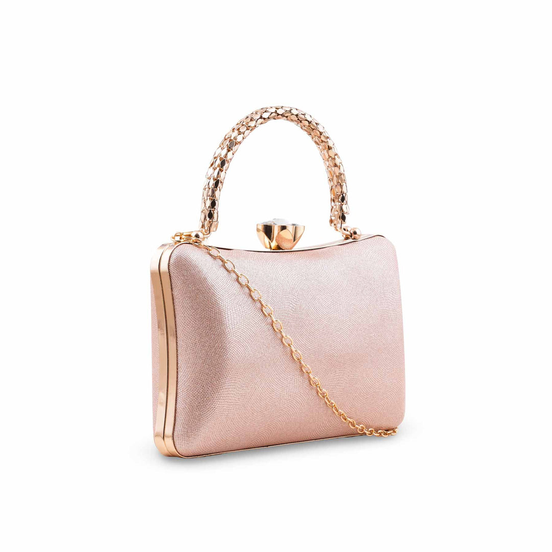 Champagne Fancy Clutch For Women P24403