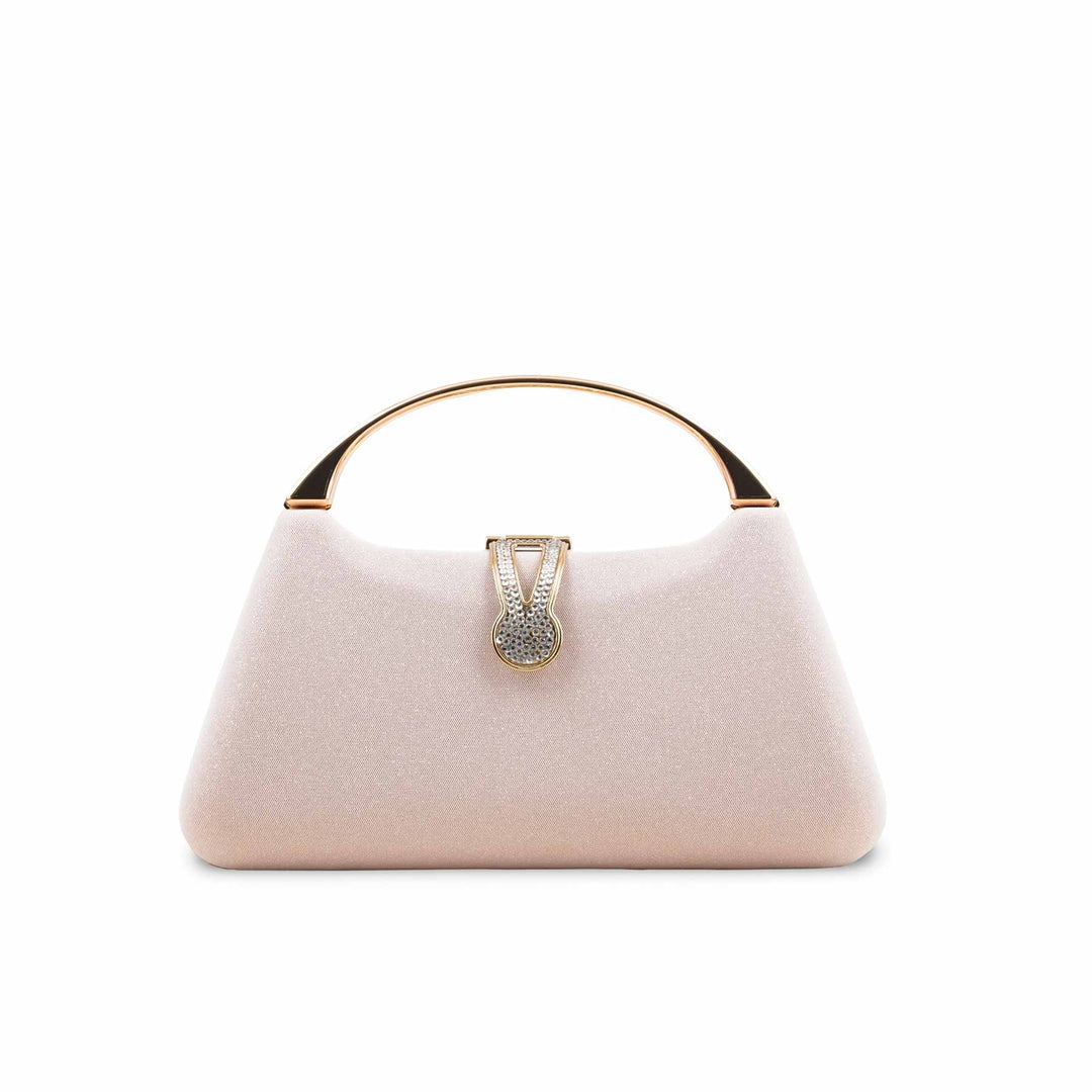 Champagne Fancy Clutch For Women P24404