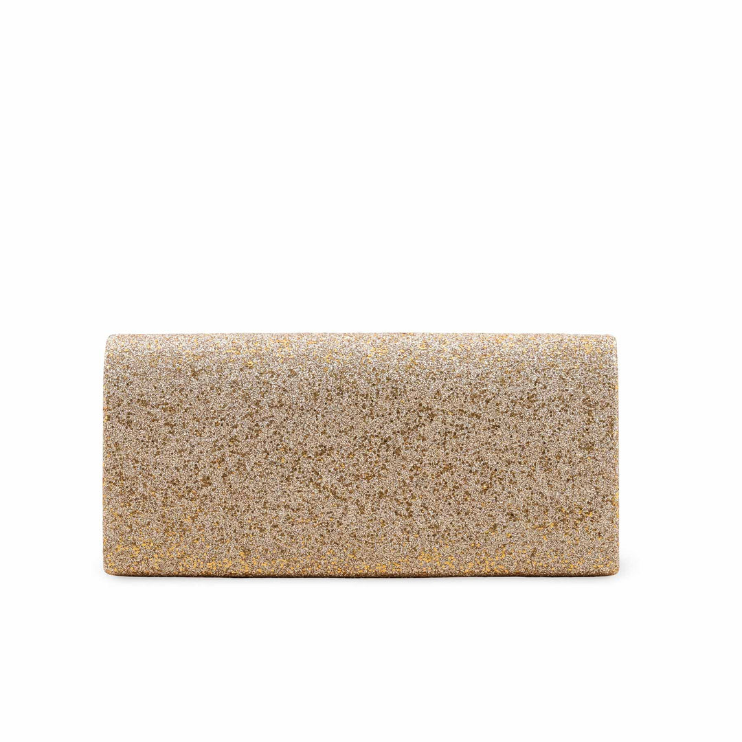 Golden Fancy Clutch For Ladies P24415