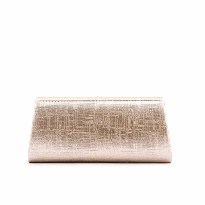 Golden Fancy Clutch For Ladies P24419