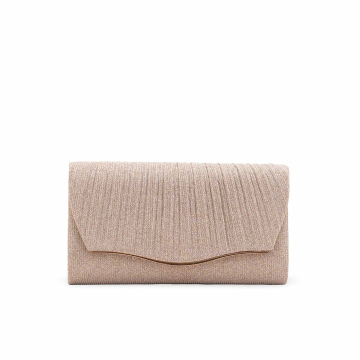 Champagne Fancy Clutch For Women P24427