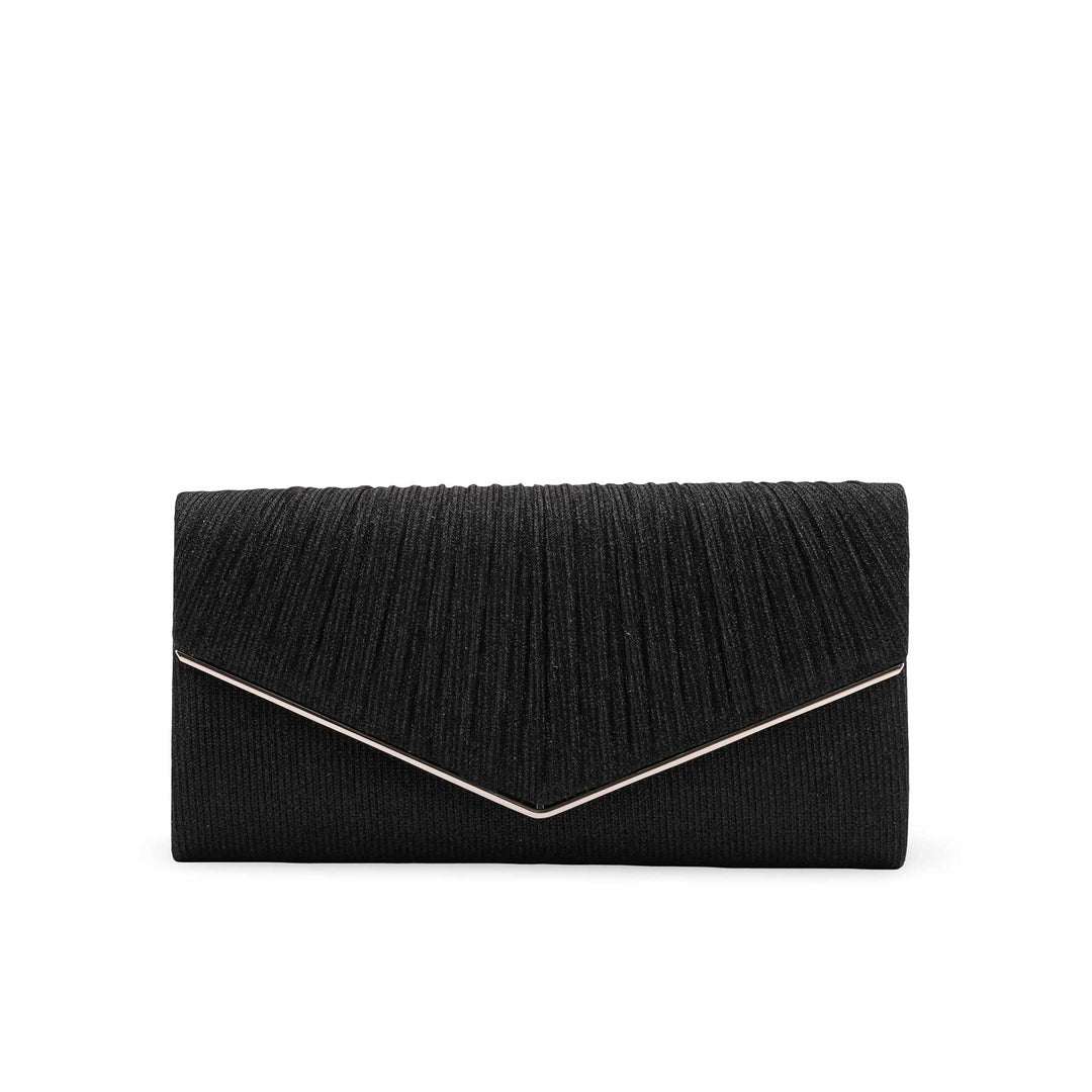 Black Fancy Clutch For Women P24428