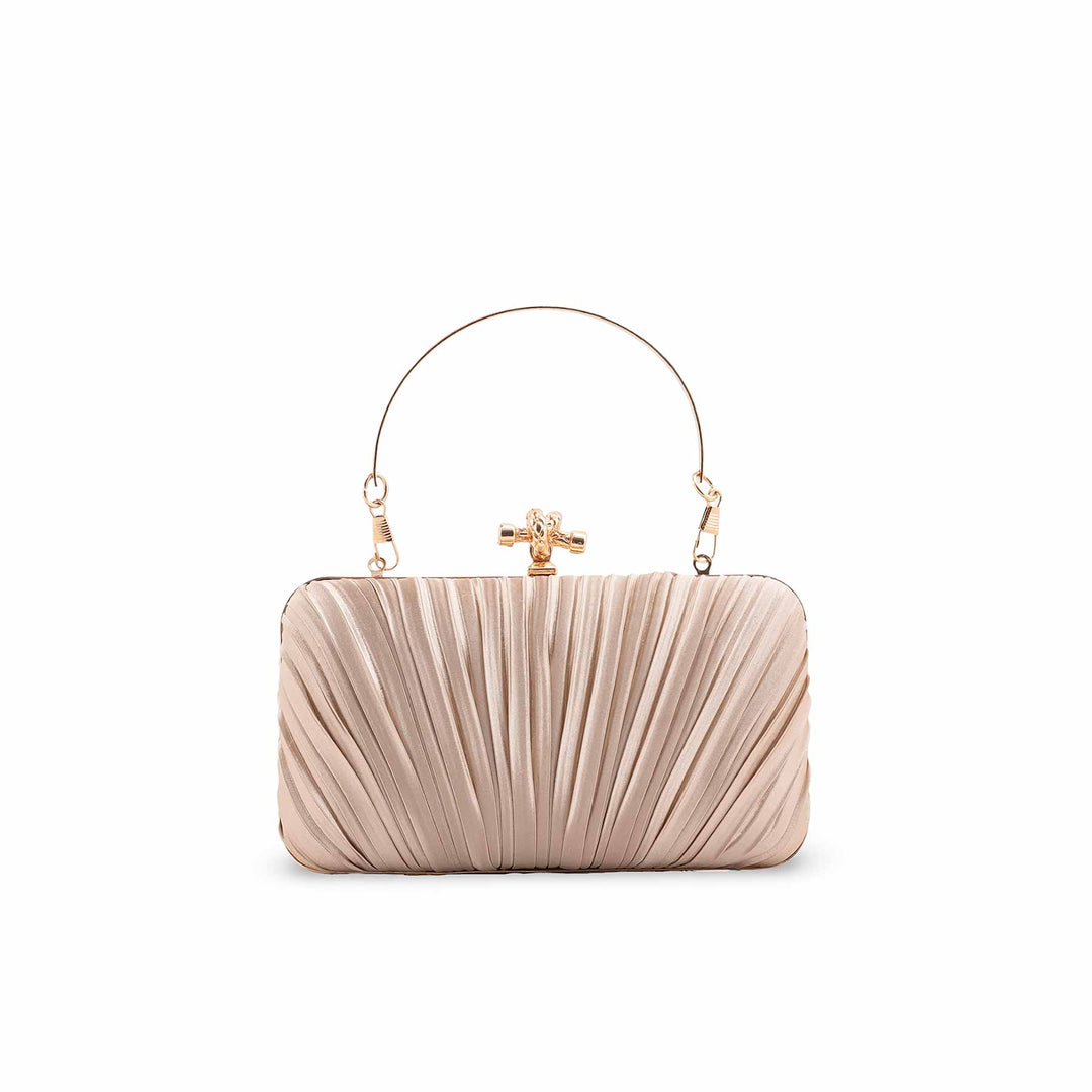 Beige Formal Clutch P24438