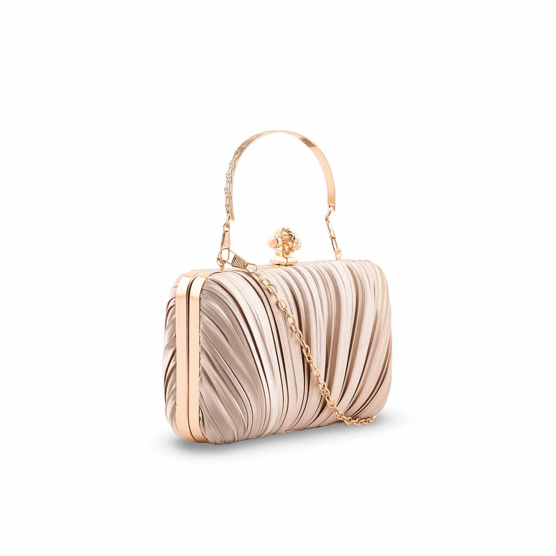 Beige Formal Clutch P24438