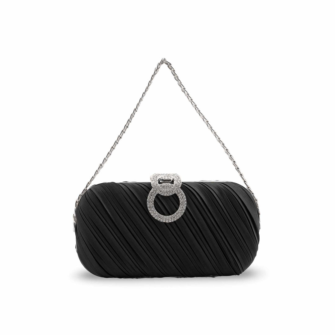 Black Formal Clutch For Ladies P24440