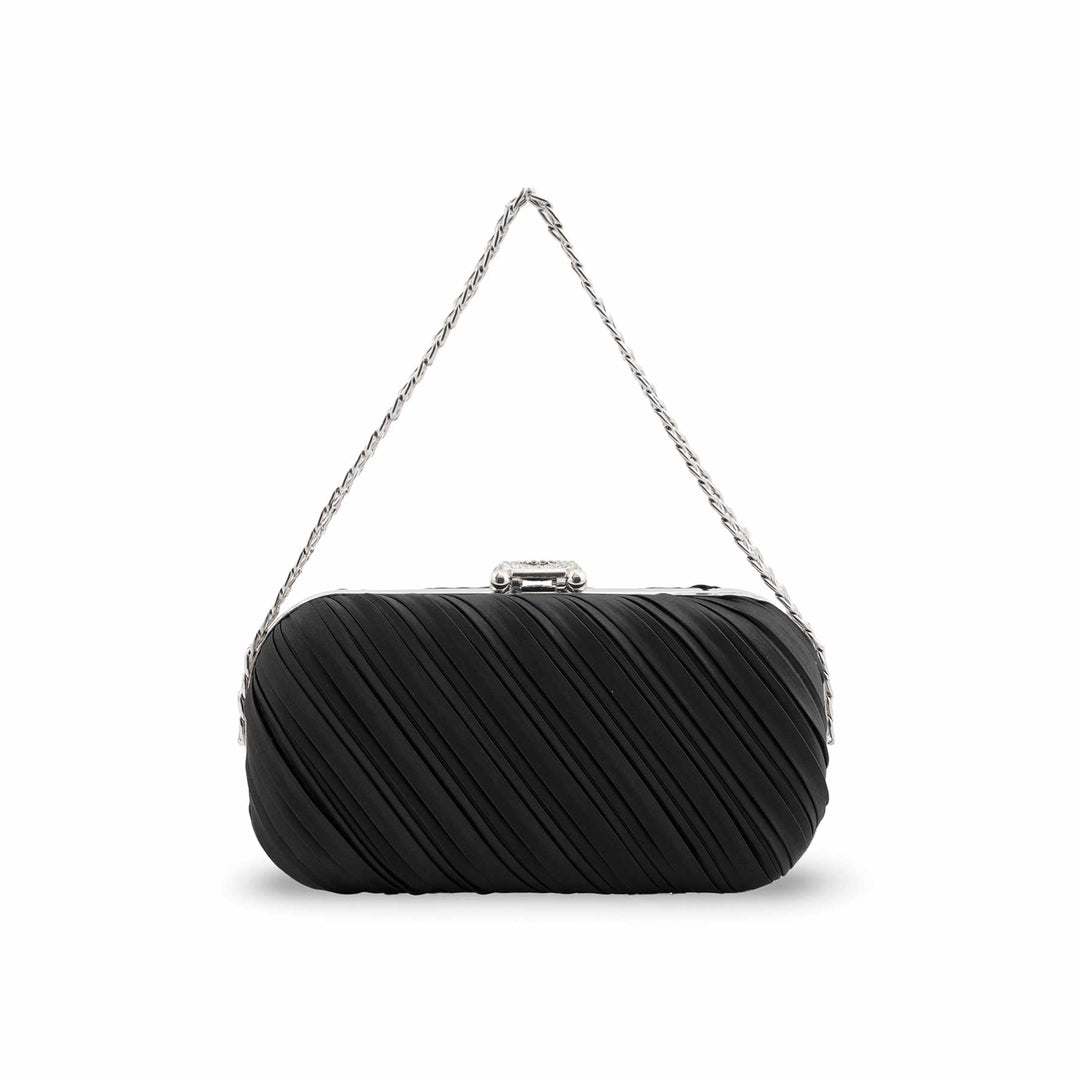 Black Formal Clutch For Ladies P24440