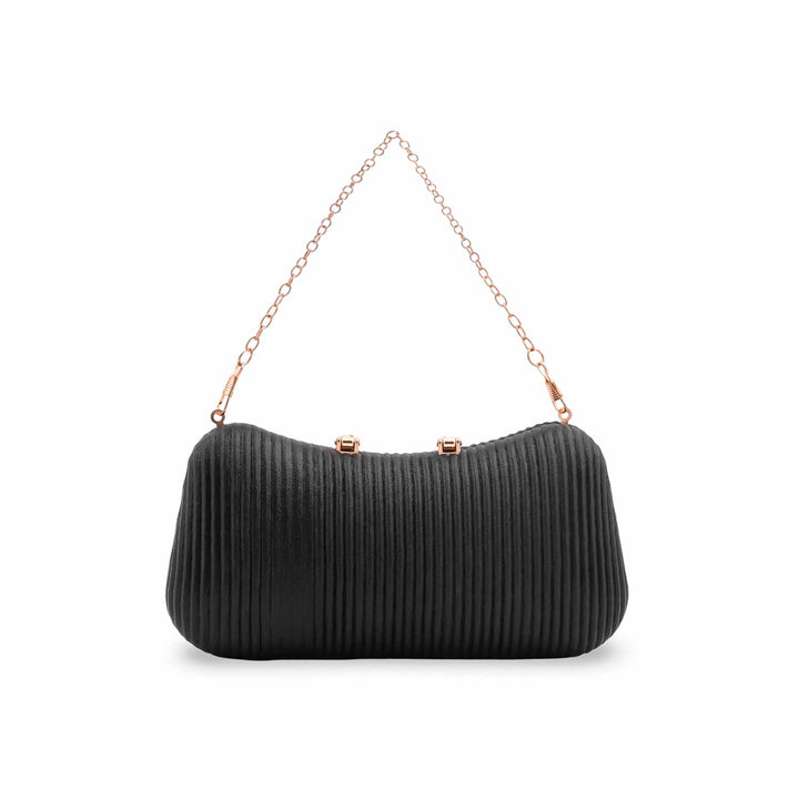 Black Fancy Clutch For Ladies P24444