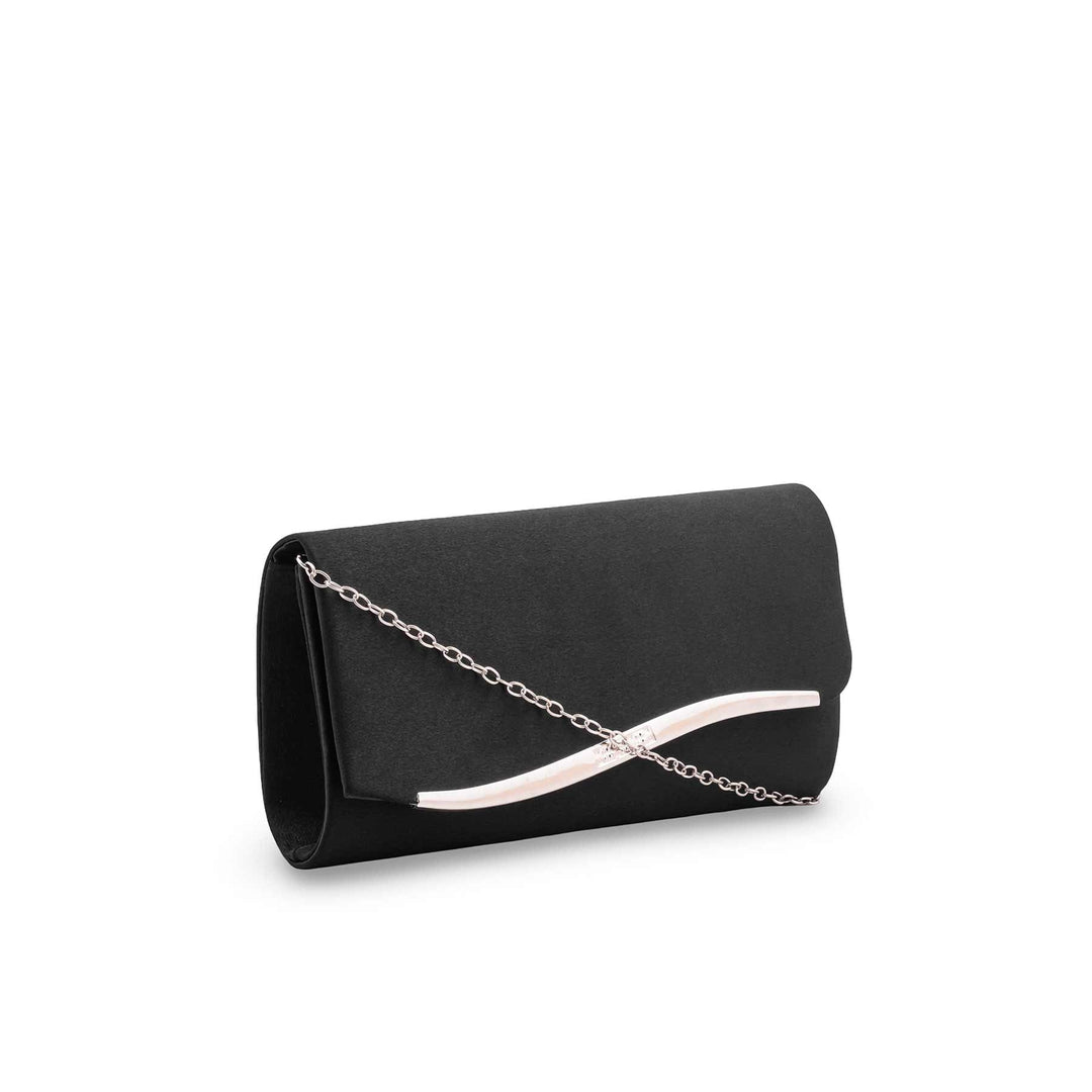 Black Formal Clutch For Women P24453
